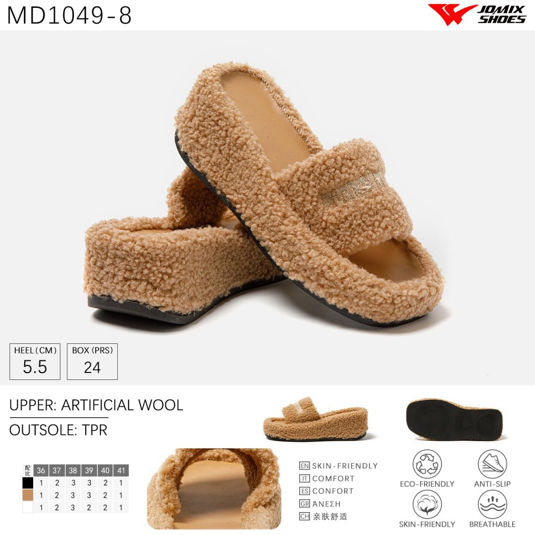 Pantofole da donna invernali Jomix Shoes MD1049 - 8 - Fornitura all'ingrosso di Pantofole Donna da Jomix Shoes B2B