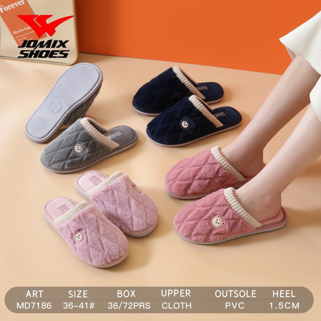 Pantofole da donna invernali Jomix Shoes MD7186 - Fornitura all&#39;ingrosso di Pantofole Donna da Jomix Shoes B2B