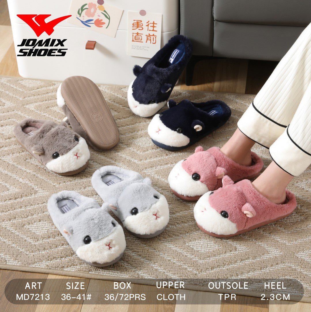 Pantofole da donna invernali Jomix Shoes MD7213 - Fornitura all'ingrosso di Pantofole Peluche Donna da Jomix Shoes B2B