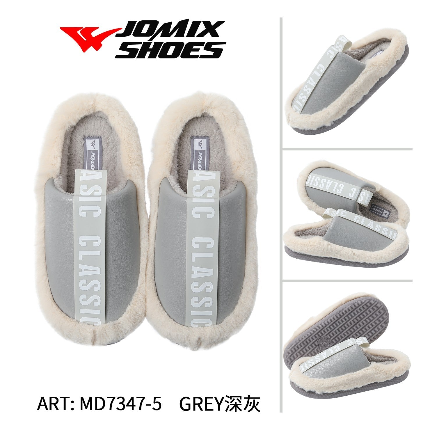 Pantofole da donna invernali Jomix Shoes MD7347 - 5 - Fornitura all'ingrosso di Pantofole Donna da Jomix Shoes B2B