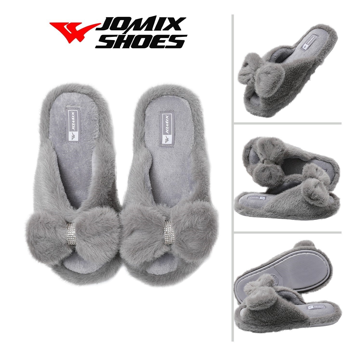 Pantofole da donna invernali Jomix Shoes MD7352 - 4 - Fornitura all'ingrosso di Pantofole Donna da Jomix Shoes B2B