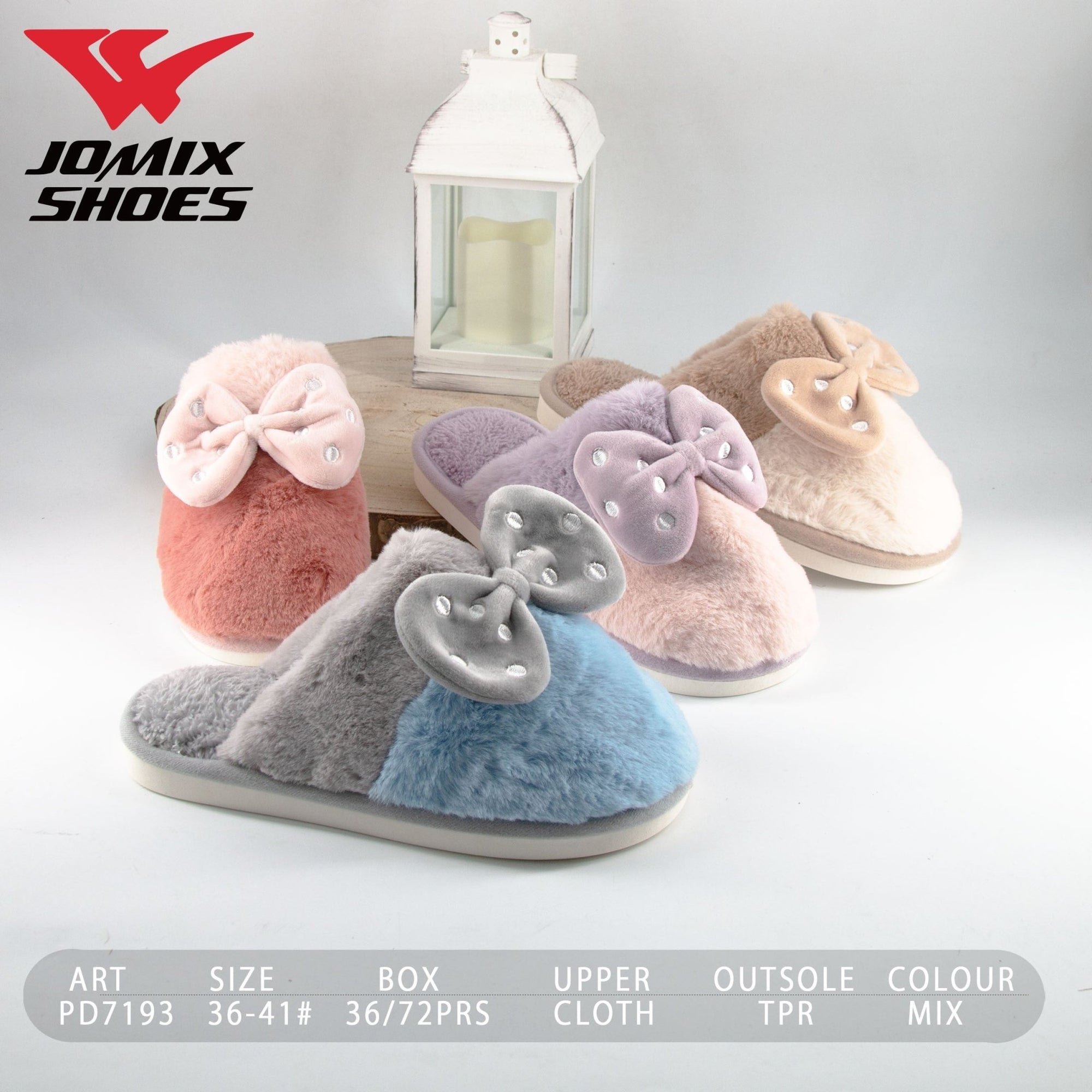 Pantofole da donna invernali Jomix Shoes PD7193 - Fornitura all'ingrosso di Pantofole Donna da Jomix Shoes B2B