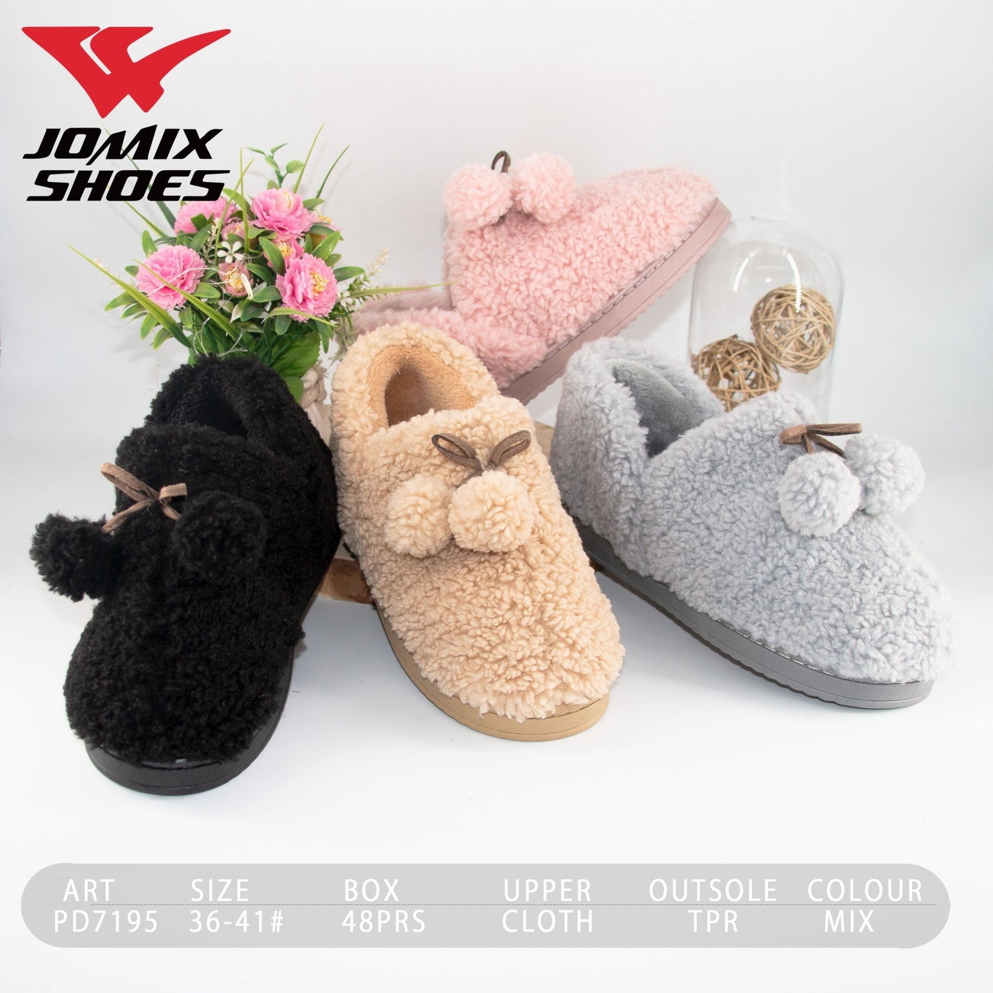 Pantofole da donna invernali Jomix Shoes PD7195 - Fornitura all'ingrosso di Pantofole Donna da Jomix Shoes B2B