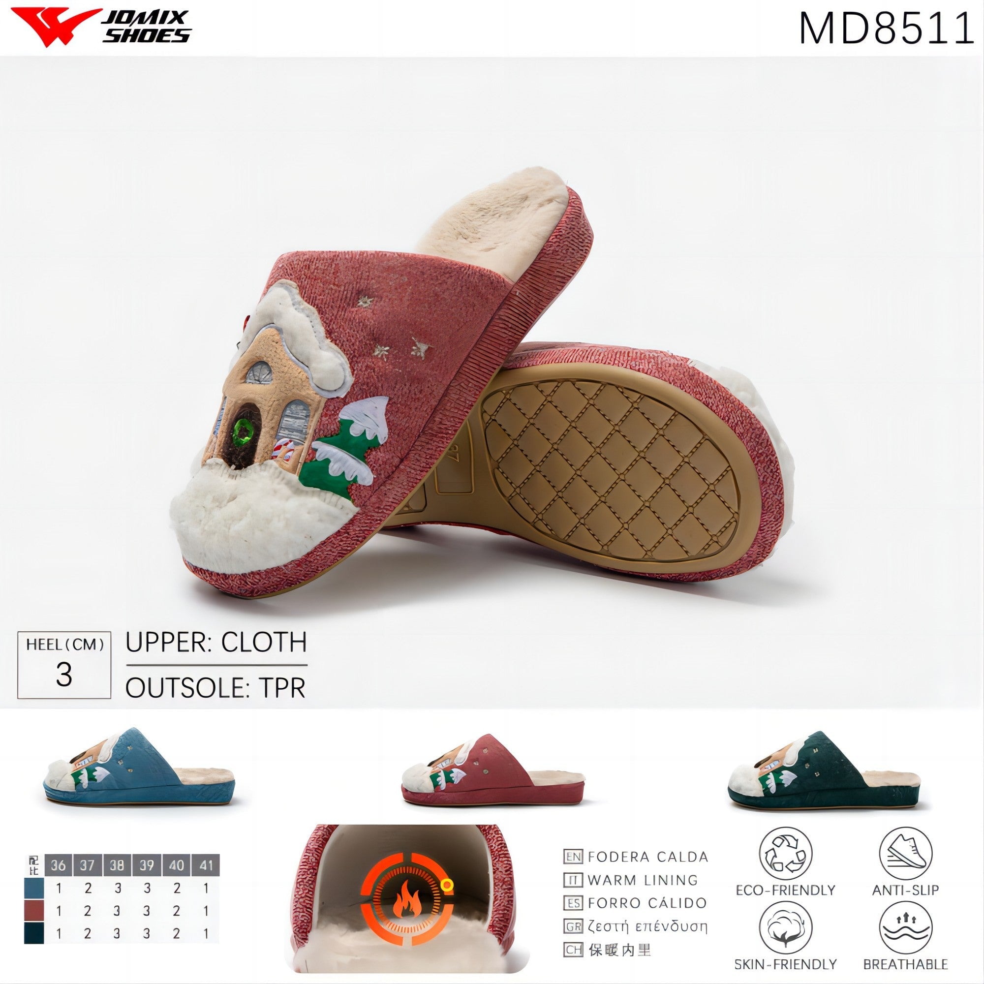 Pantofole da donna Jomix Shoes MD8511 - Fornitura all'ingrosso di Pantofole Donna da Jomix Shoes B2B