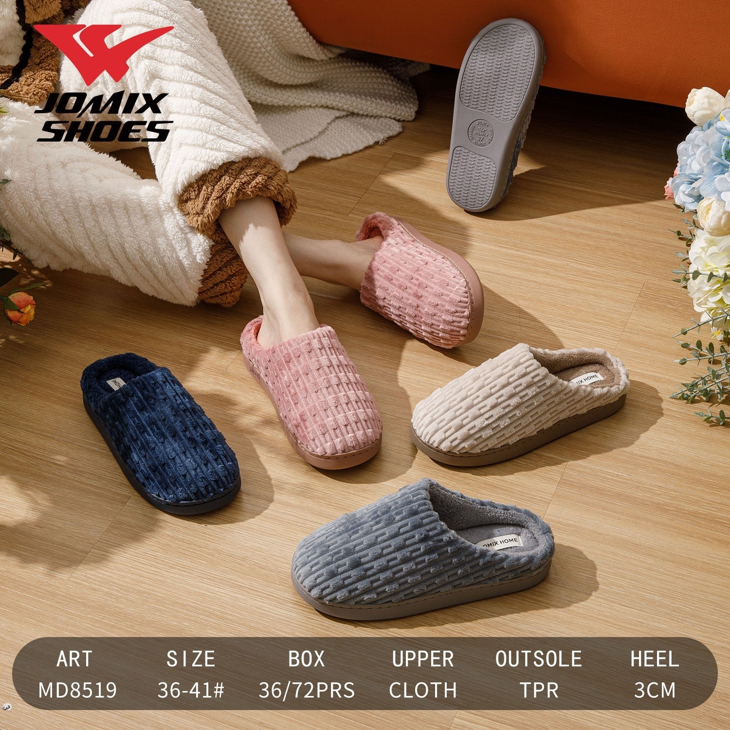 Pantofole da donna Jomix Shoes MD8519 - Fornitura all'ingrosso di Pantofole Donna da Jomix Shoes B2B