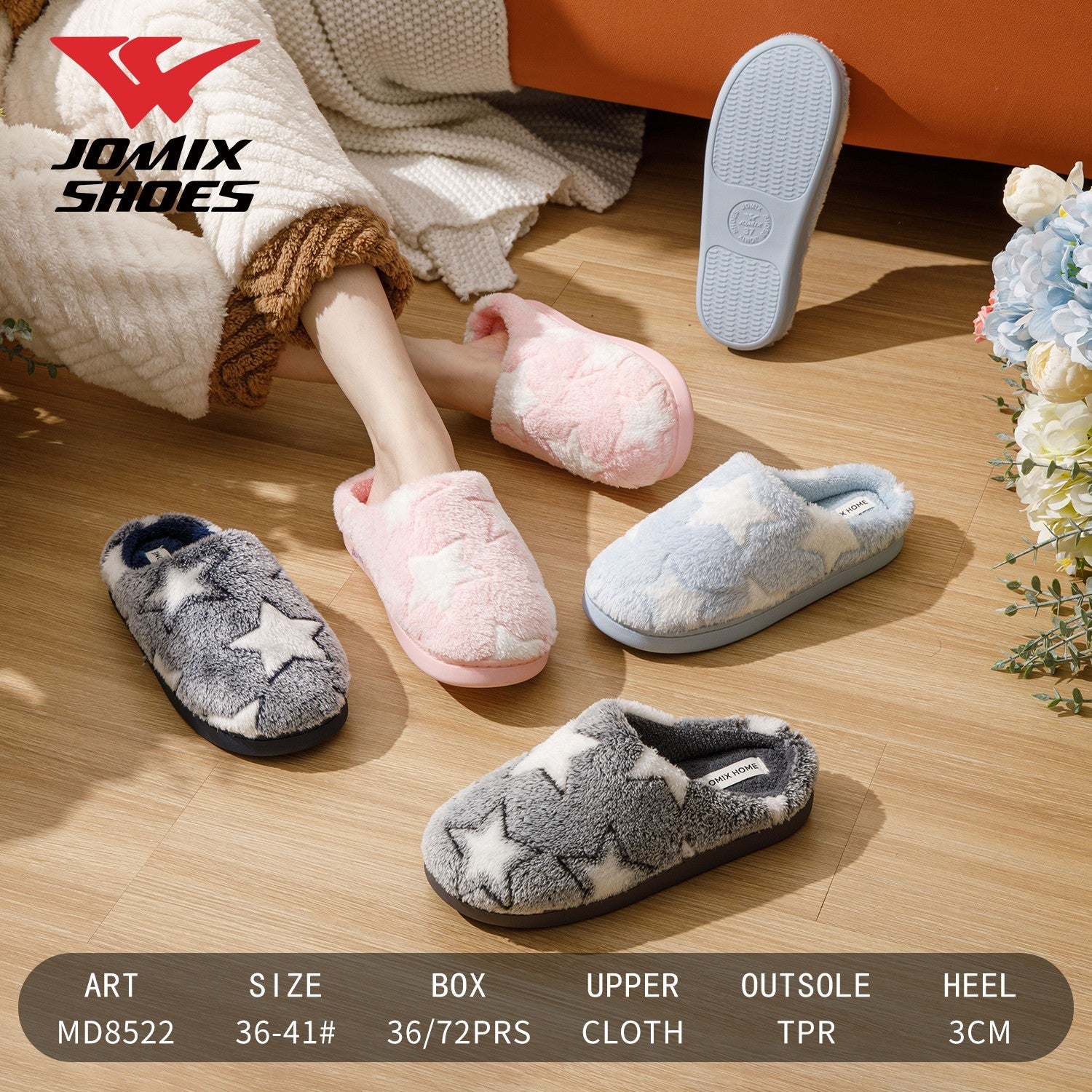 Pantofole da donna Jomix Shoes MD8522 - Fornitura all'ingrosso di Pantofole Donna da Jomix Shoes B2B