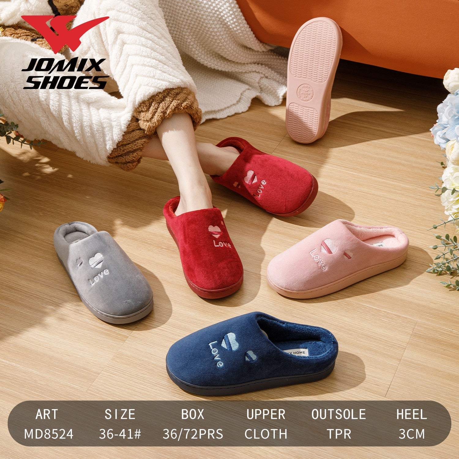 Pantofole da donna Jomix Shoes MD8524 - Fornitura all'ingrosso di Pantofole Donna da Jomix Shoes B2B