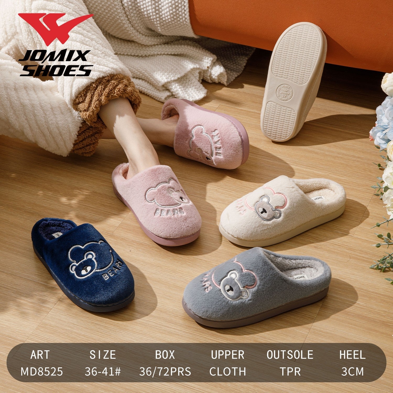 Pantofole da donna Jomix Shoes MD8525 - Fornitura all'ingrosso di Pantofole Donna da Jomix Shoes B2B