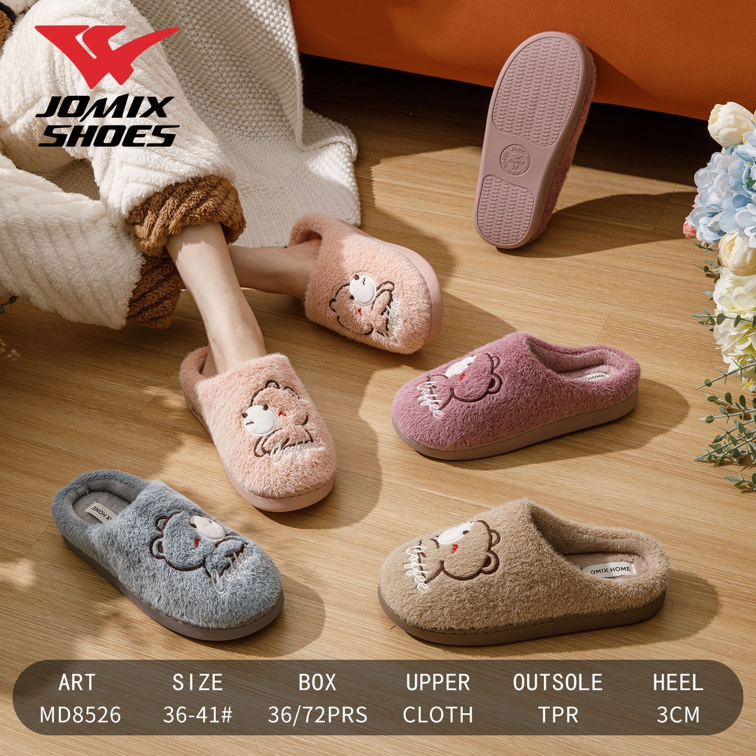 Pantofole da donna Jomix Shoes MD8526 - Fornitura all'ingrosso di Pantofole Donna da Jomix Shoes B2B