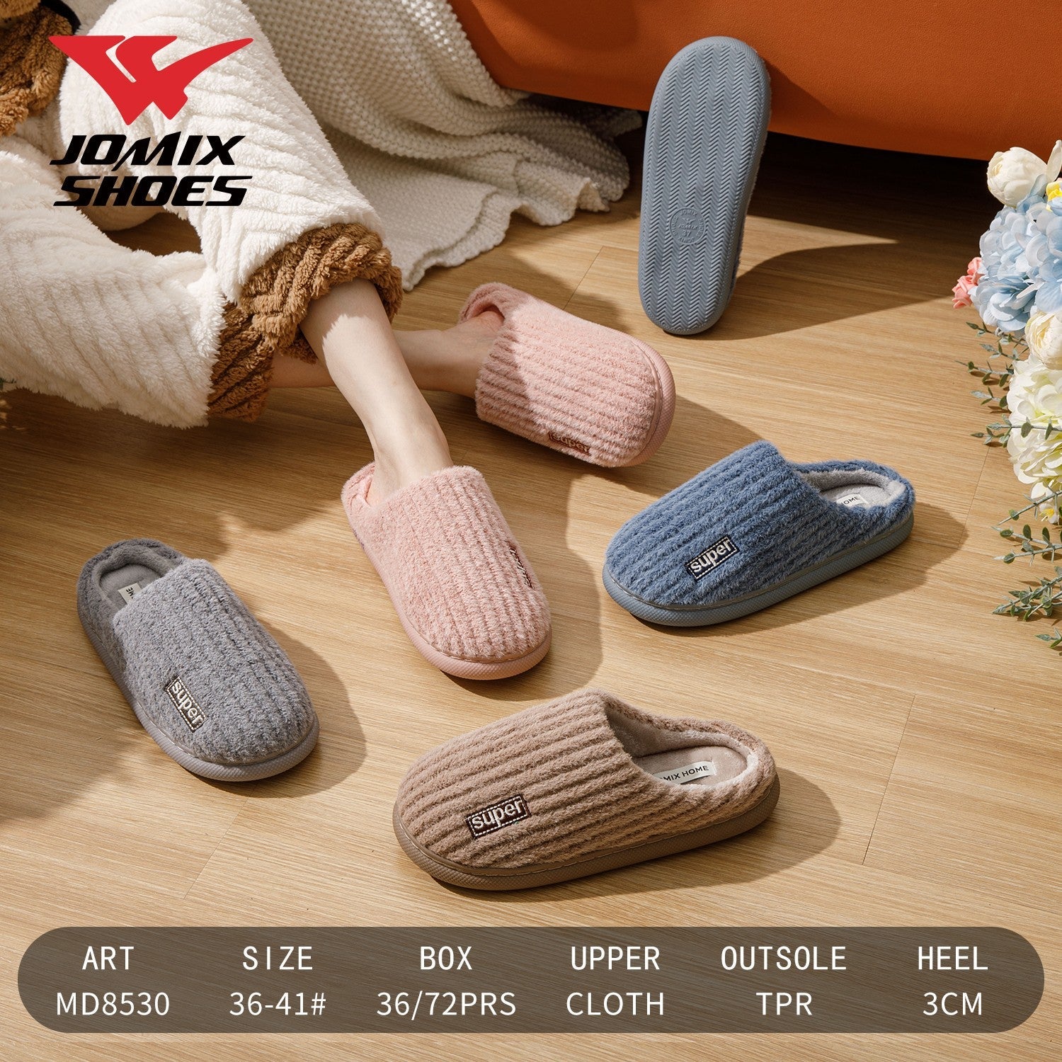 Pantofole da donna Jomix Shoes MD8530 - Fornitura all'ingrosso di Pantofole Donna da Jomix Shoes B2B