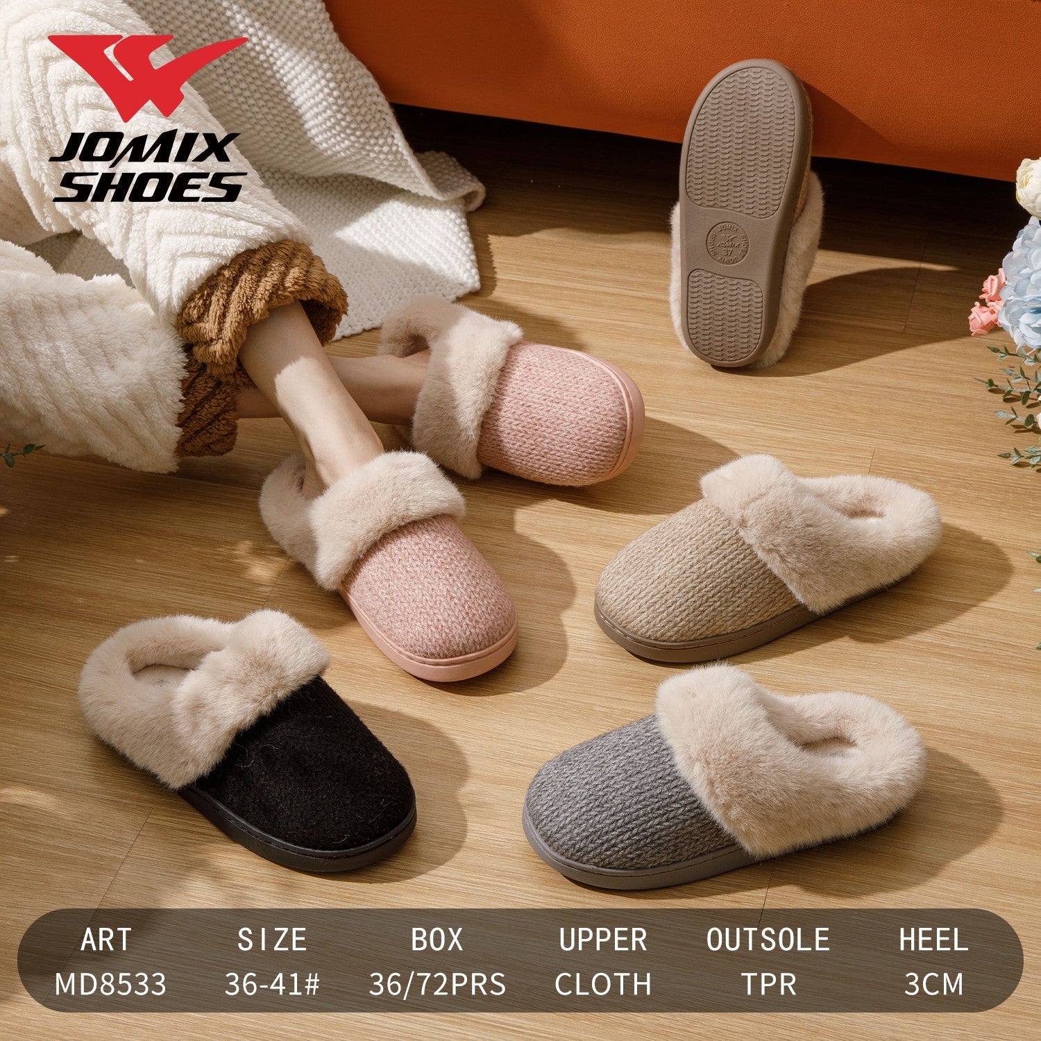 Pantofole da donna Jomix Shoes MD8533 - Fornitura all'ingrosso di Pantofole Donna da Jomix Shoes B2B