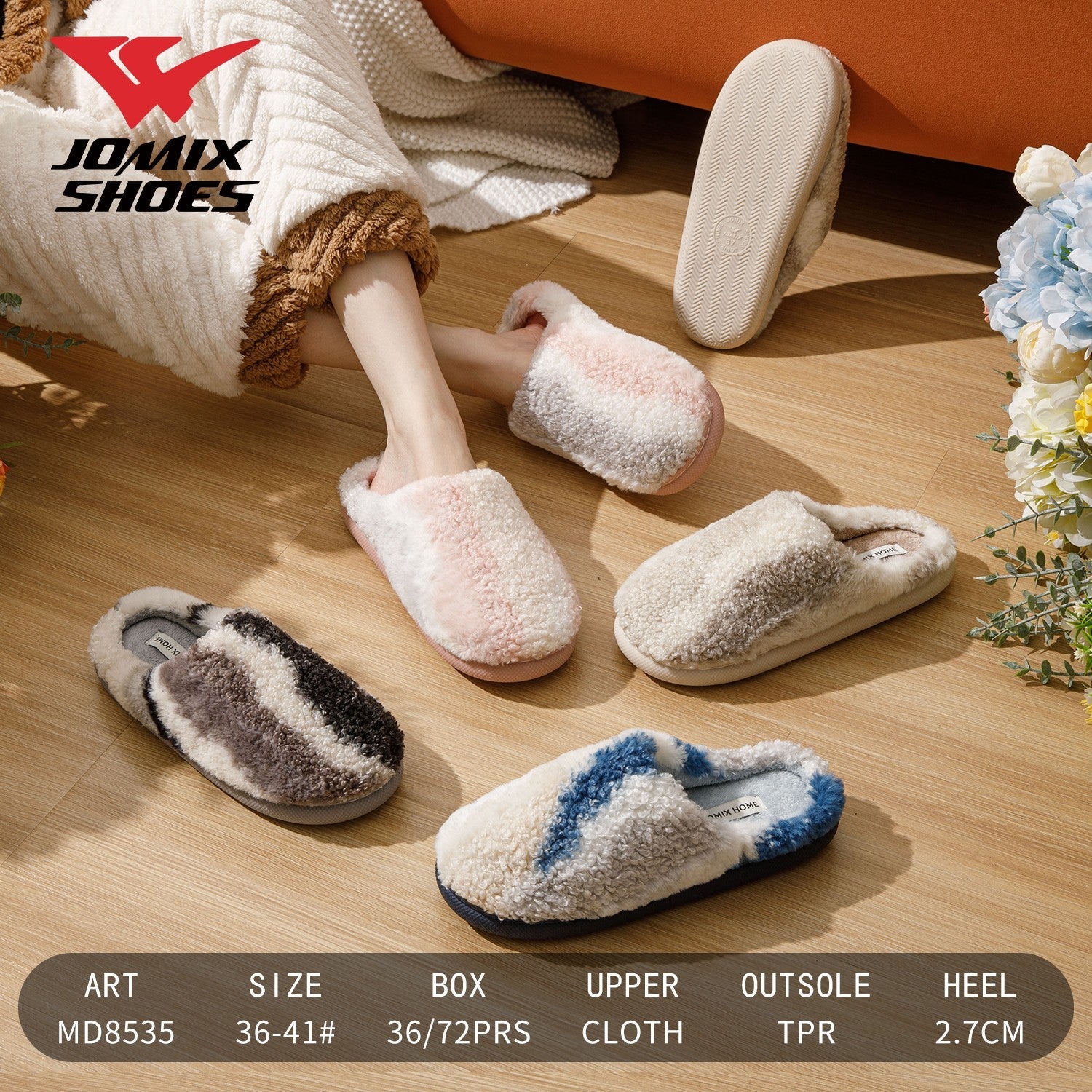 Pantofole da donna Jomix Shoes MD8535 - Fornitura all'ingrosso di Pantofole Donna da Jomix Shoes B2B