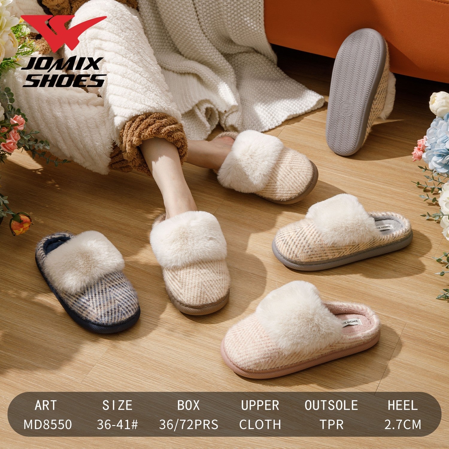 Pantofole da donna Jomix Shoes MD8550 - Fornitura all'ingrosso di Pantofole Donna da Jomix Shoes B2B