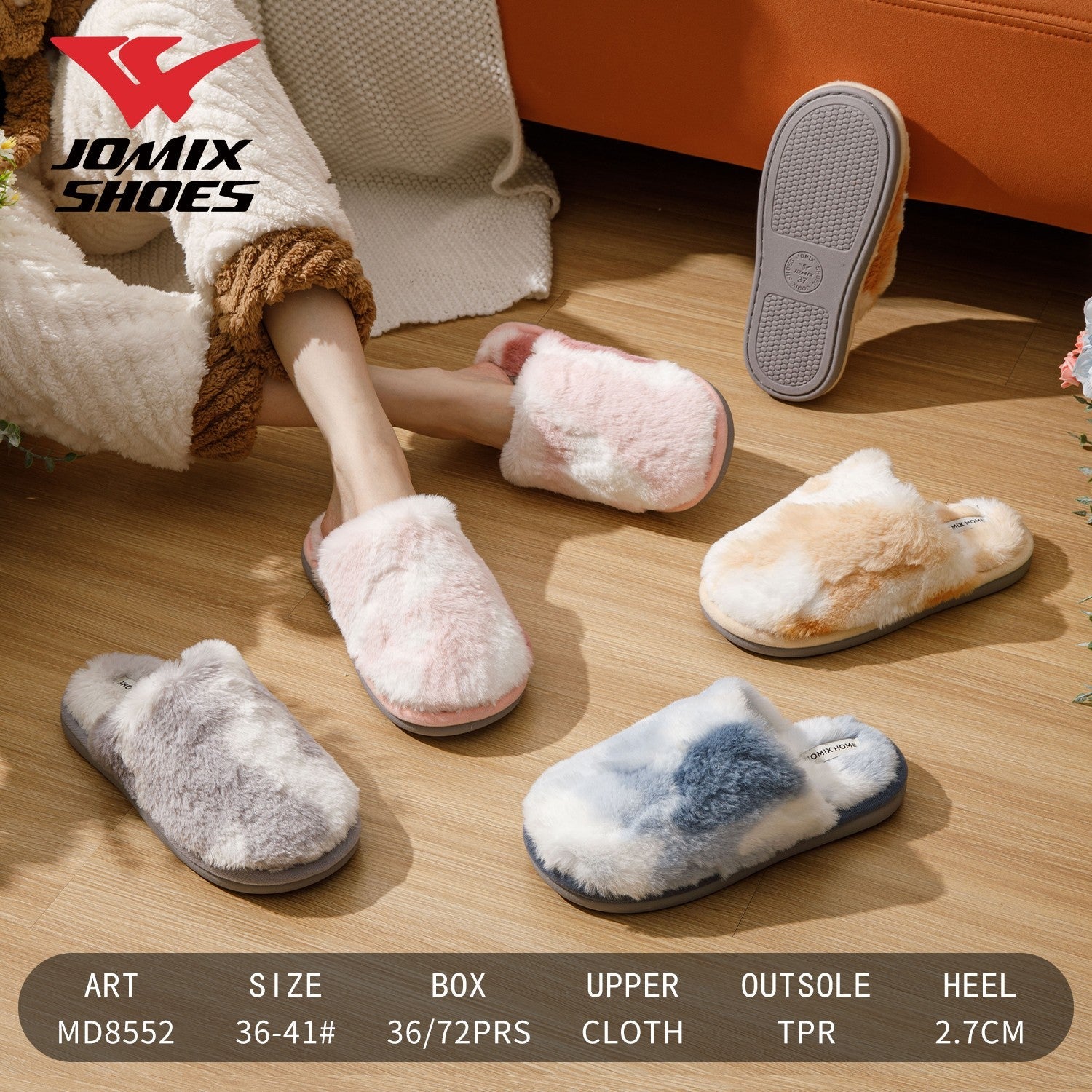 Pantofole da donna Jomix Shoes MD8552 - Fornitura all'ingrosso di Pantofole Donna da Jomix Shoes B2B