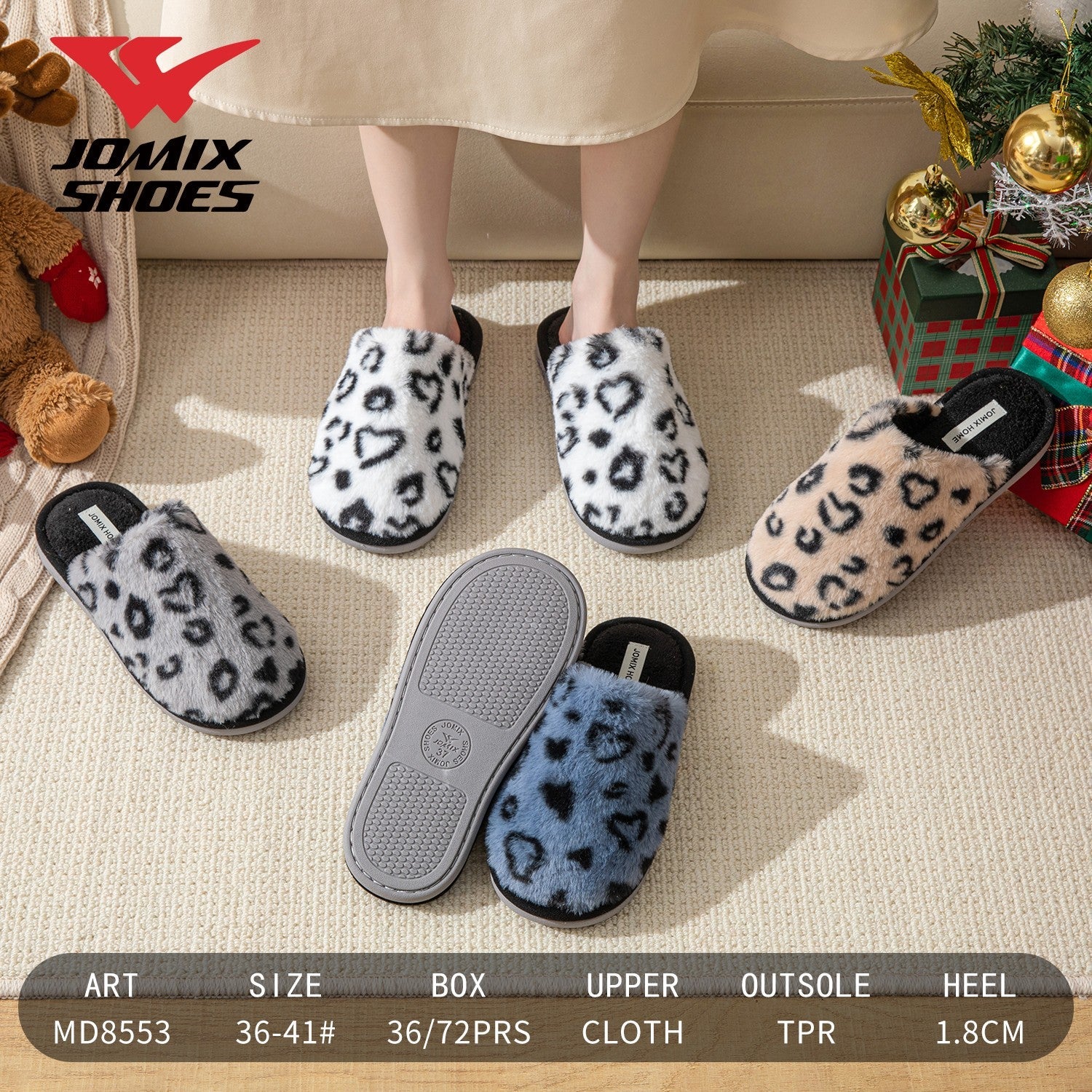 Pantofole da donna Jomix Shoes MD8553 - Fornitura all&#39;ingrosso di Pantofole Donna da Jomix Shoes B2B