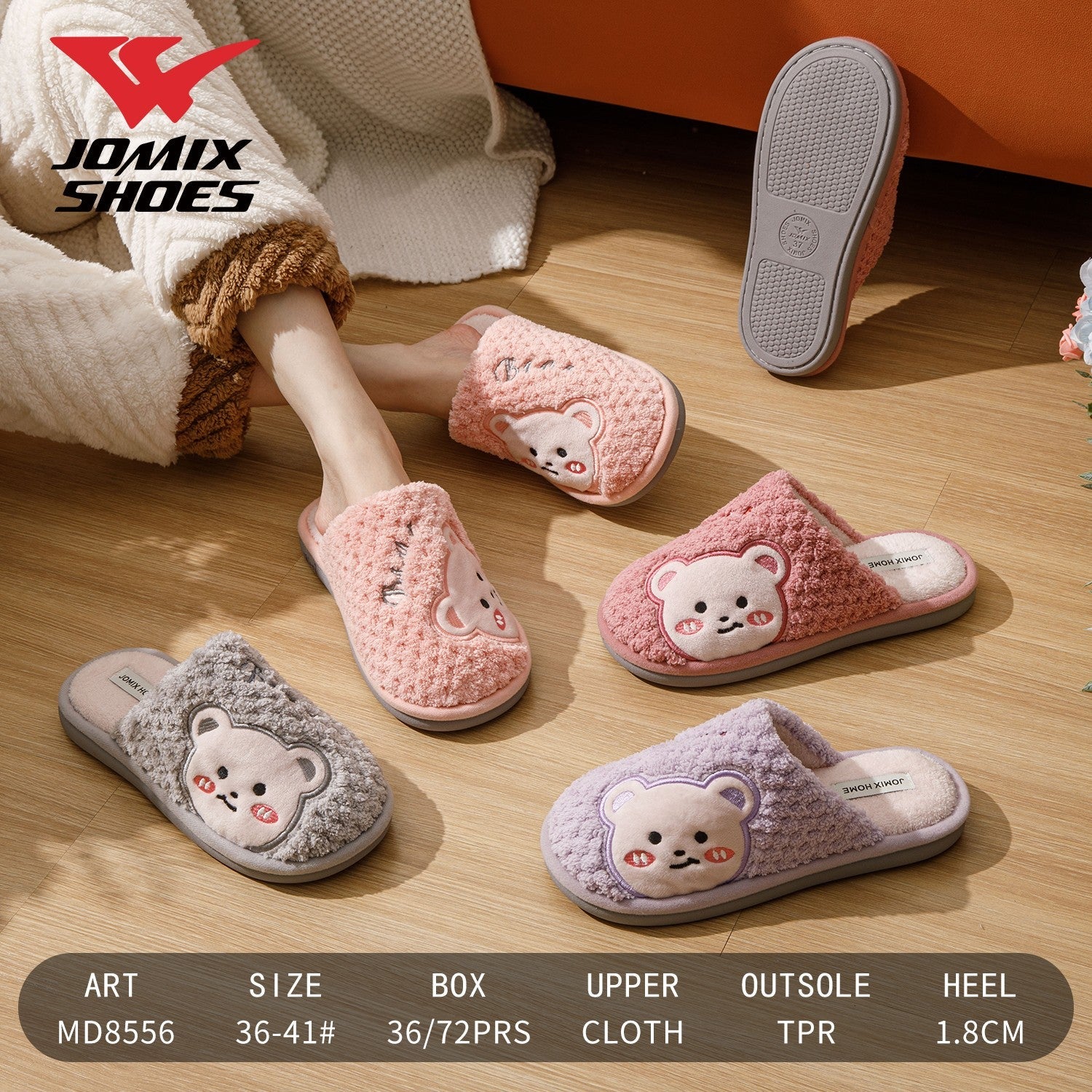 Pantofole da donna Jomix Shoes MD8556 - Fornitura all'ingrosso di Pantofole Donna da Jomix Shoes B2B