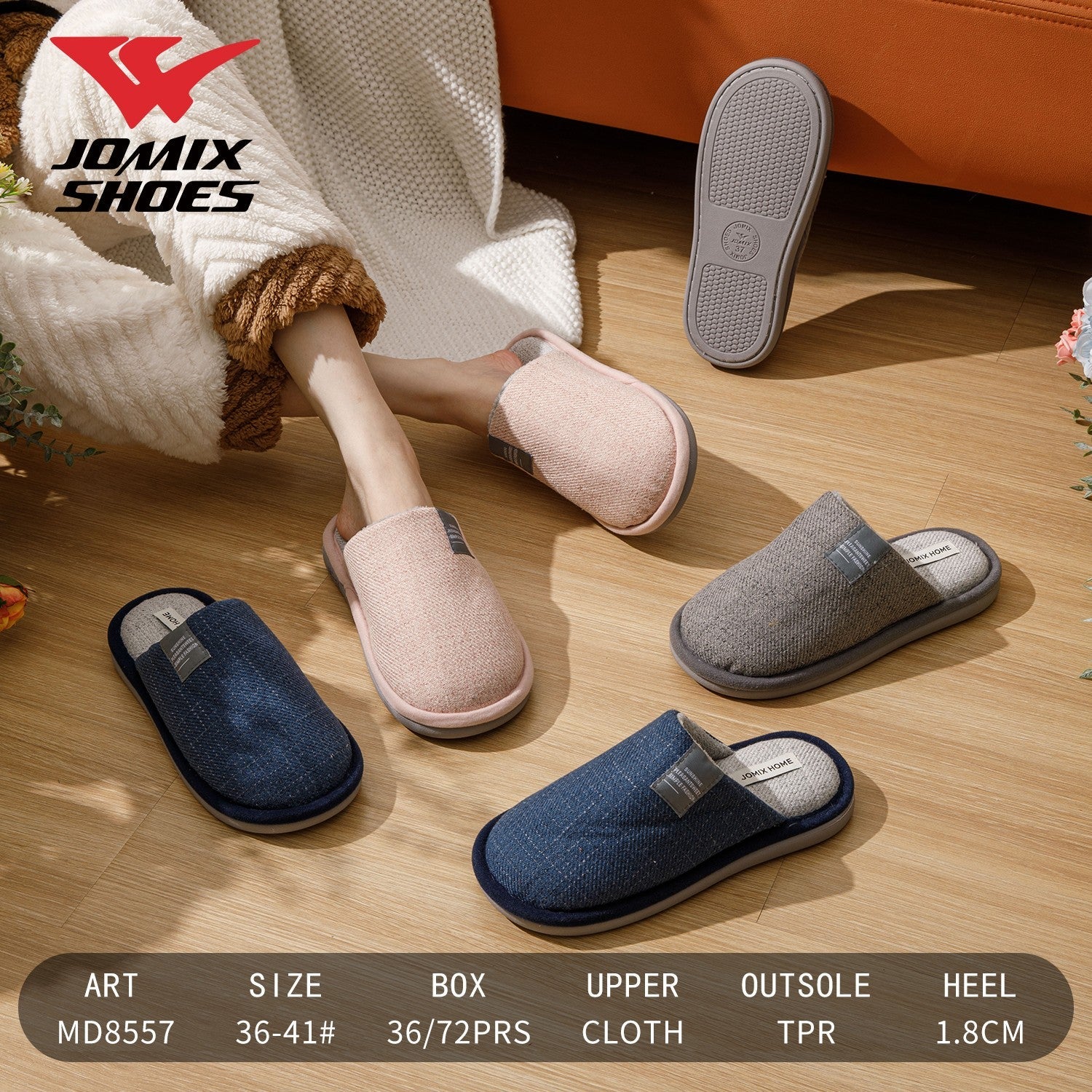 Pantofole da donna Jomix Shoes MD8557 - Fornitura all'ingrosso di Pantofole Donna da Jomix Shoes B2B