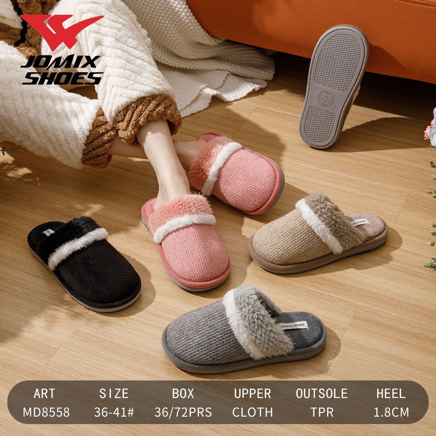 Pantofole da donna Jomix Shoes MD8558 - Fornitura all'ingrosso di Pantofole Donna da Jomix Shoes B2B