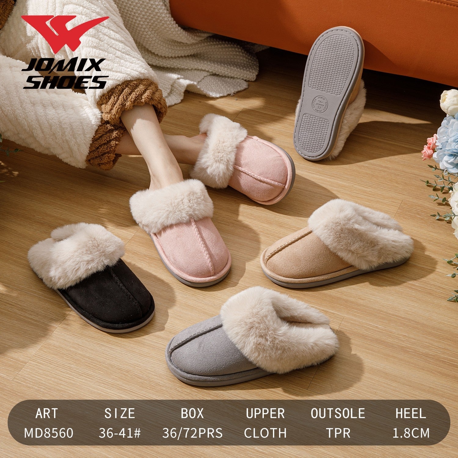 Pantofole da donna Jomix Shoes MD8560 - Fornitura all'ingrosso di Pantofole Donna da Jomix Shoes B2B