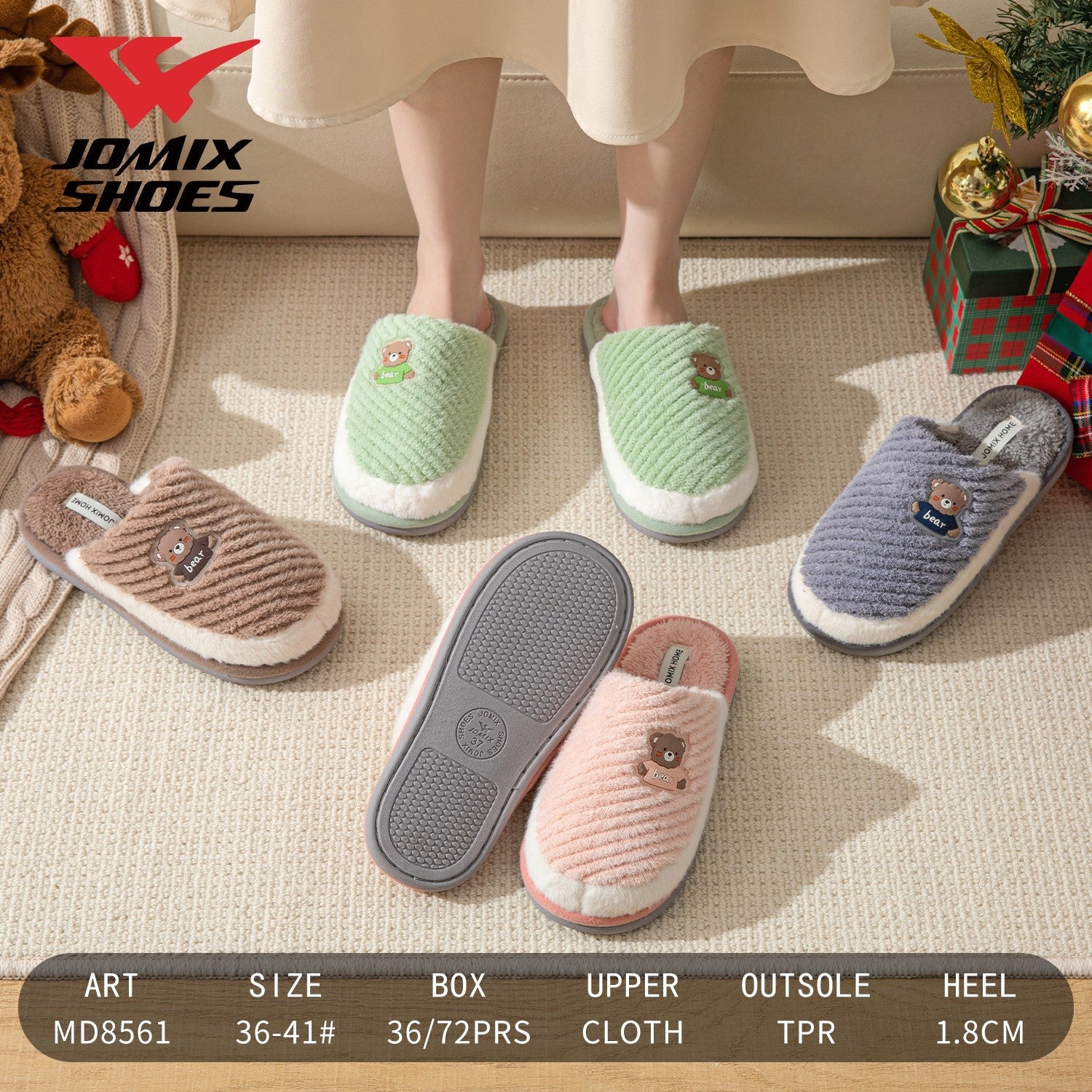 Pantofole da donna Jomix Shoes MD8561 - Fornitura all'ingrosso di Pantofole Donna da Jomix Shoes B2B