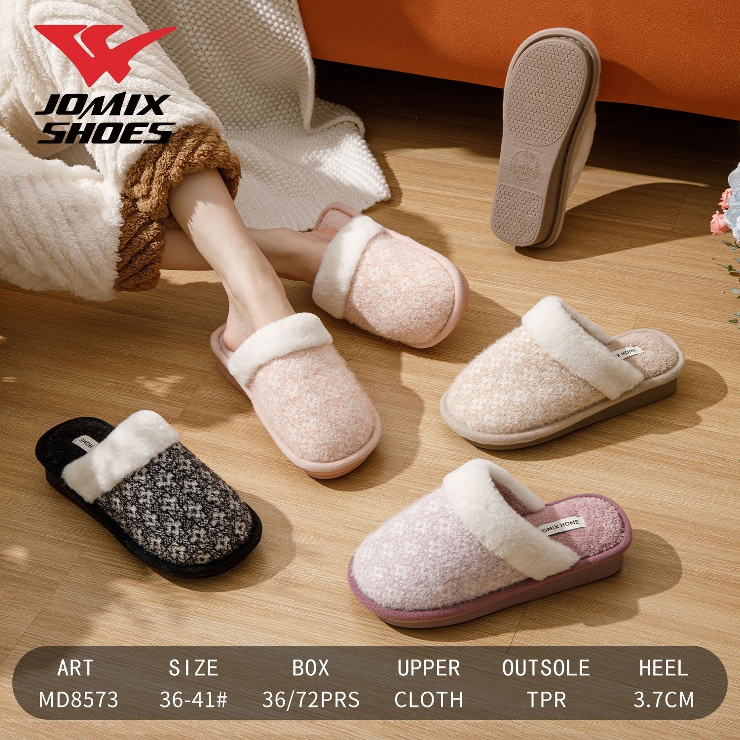 Pantofole da donna Jomix Shoes MD8573 - Fornitura all'ingrosso di Pantofole Donna da Jomix Shoes B2B