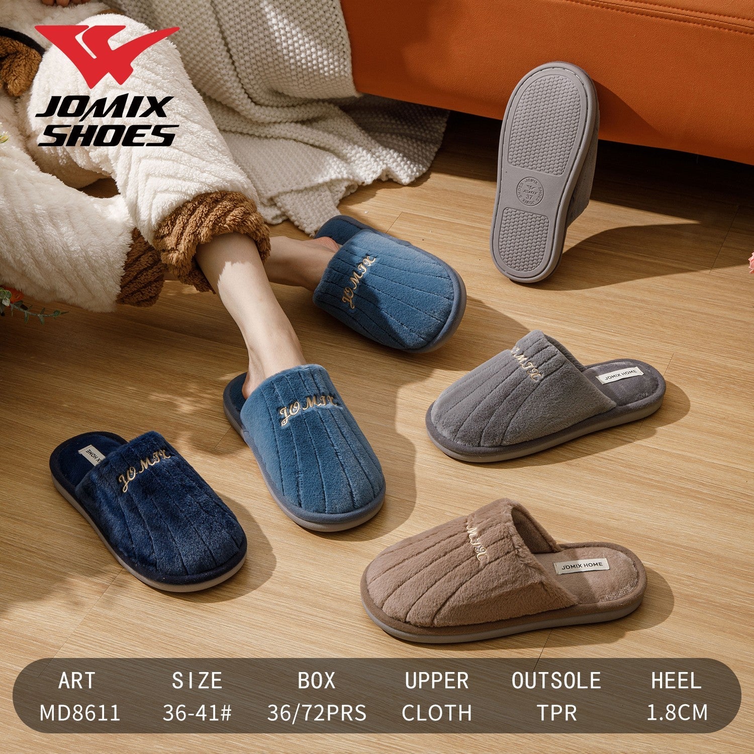 Pantofole da donna Jomix Shoes MD8611 - Fornitura all'ingrosso di Pantofole Donna da Jomix Shoes B2B