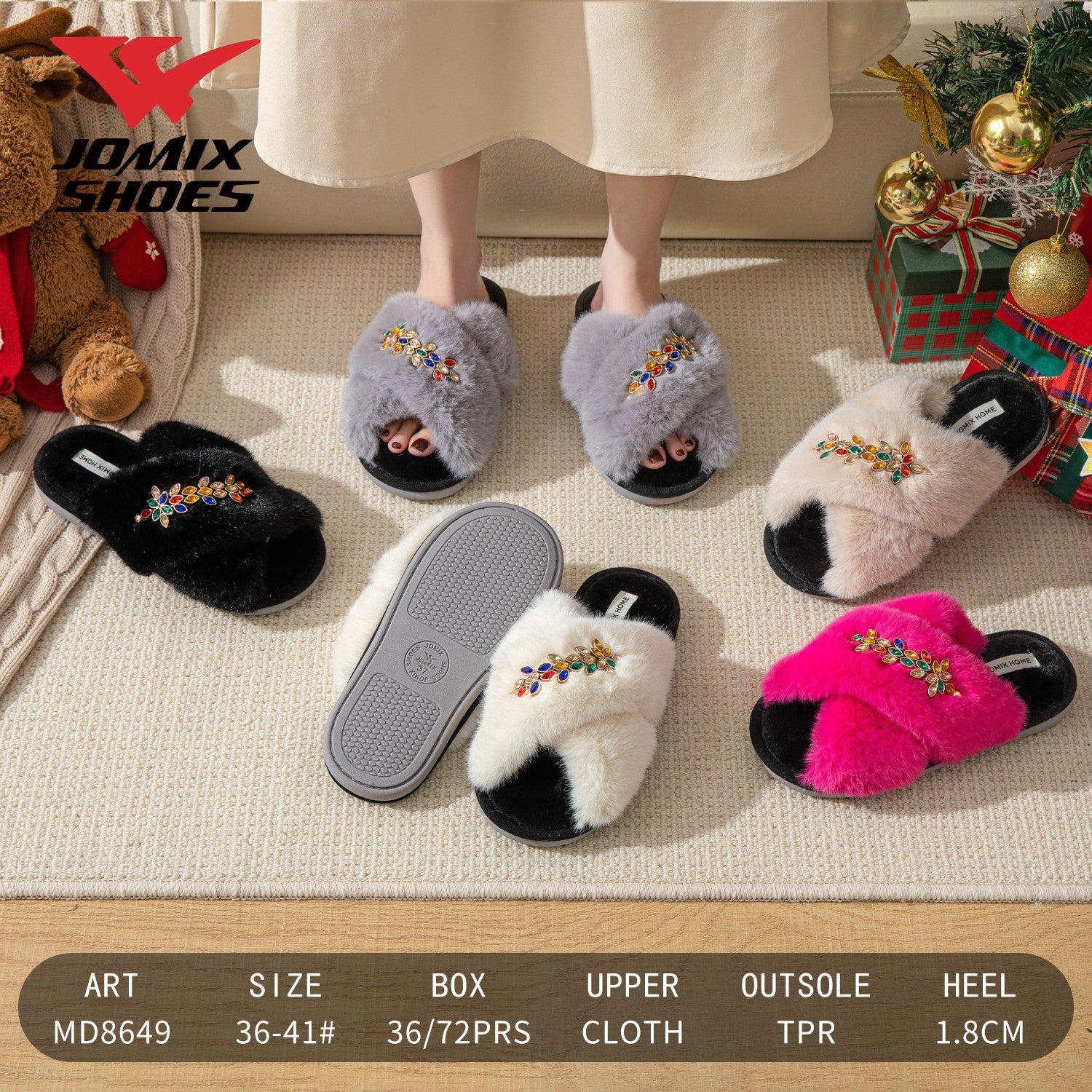 Pantofole da donna Jomix Shoes MD8649 - Fornitura all'ingrosso di Pantofole Donna da Jomix Shoes B2B