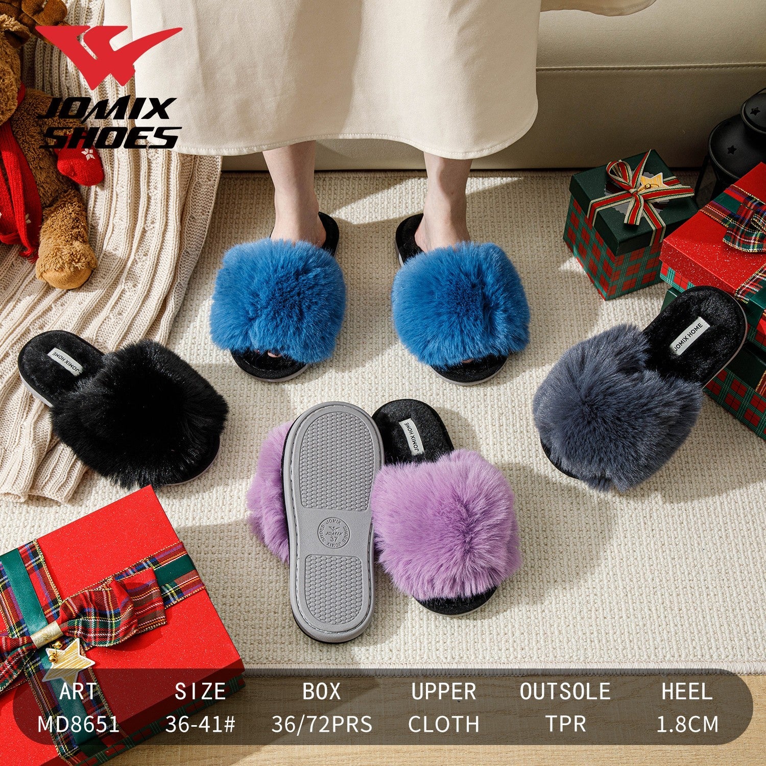 Pantofole da donna Jomix Shoes MD8651 - Fornitura all'ingrosso di Pantofole Donna da Jomix Shoes B2B