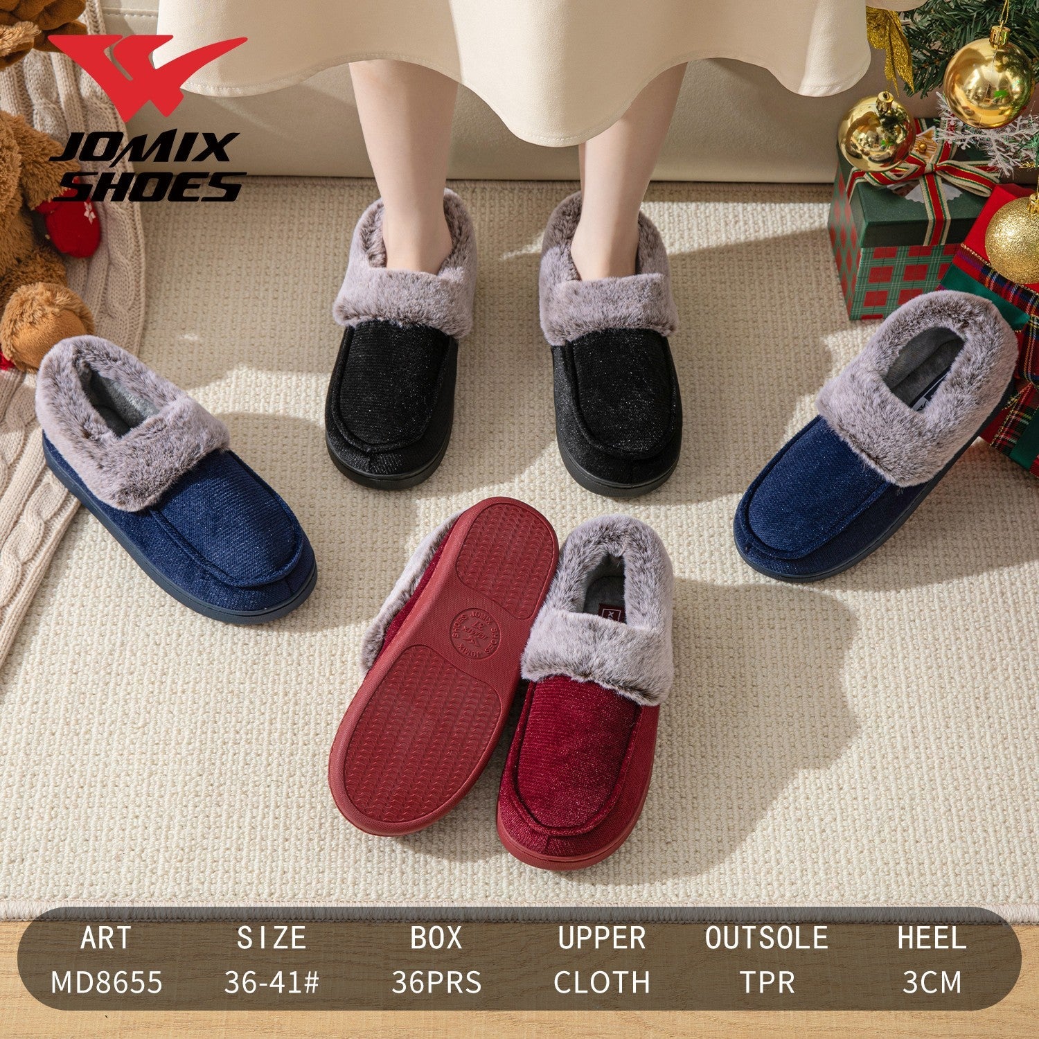 Pantofole da donna Jomix Shoes MD8655 - Fornitura all'ingrosso di Pantofole Donna da Jomix Shoes B2B