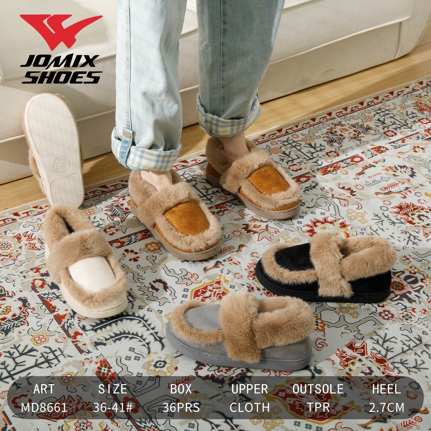 Pantofole da donna Jomix Shoes MD8661 - Fornitura all'ingrosso di Pantofole Donna da Jomix Shoes B2B