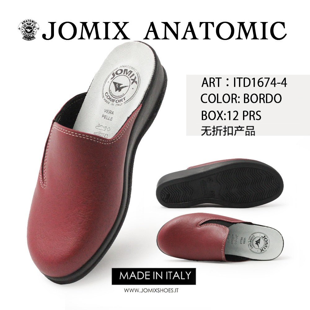 Pantofole da donna Made in Italy invernali anatomiche Jomix Shoes ITD1674 - 4 - Fornitura all'ingrosso di Pantofole Donna da Jomix Shoes B2B