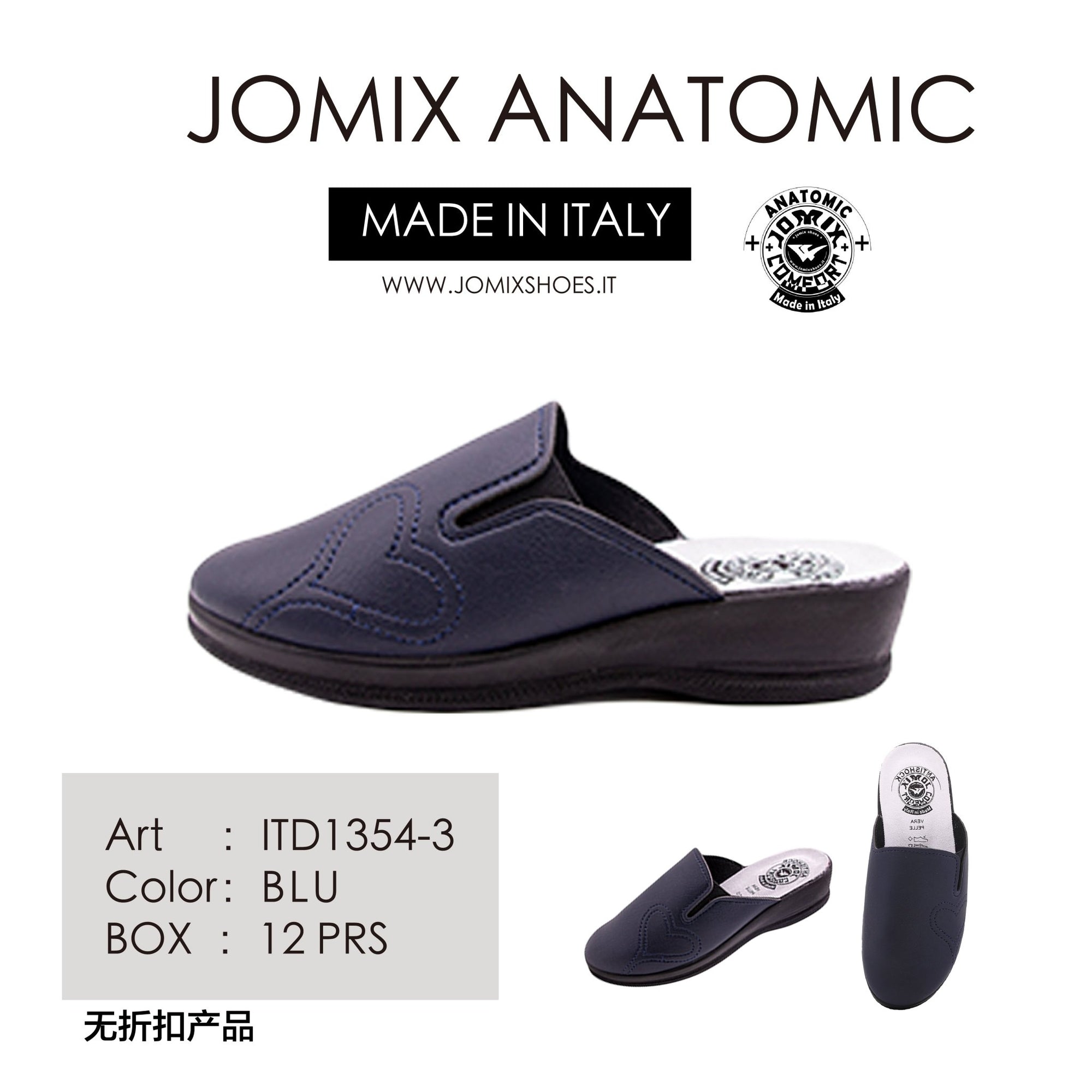 Pantofole Da Donna Made In Italy Itd1354 - 3 - Fornitura all'ingrosso di Pantofole Donna da Jomix Shoes B2B