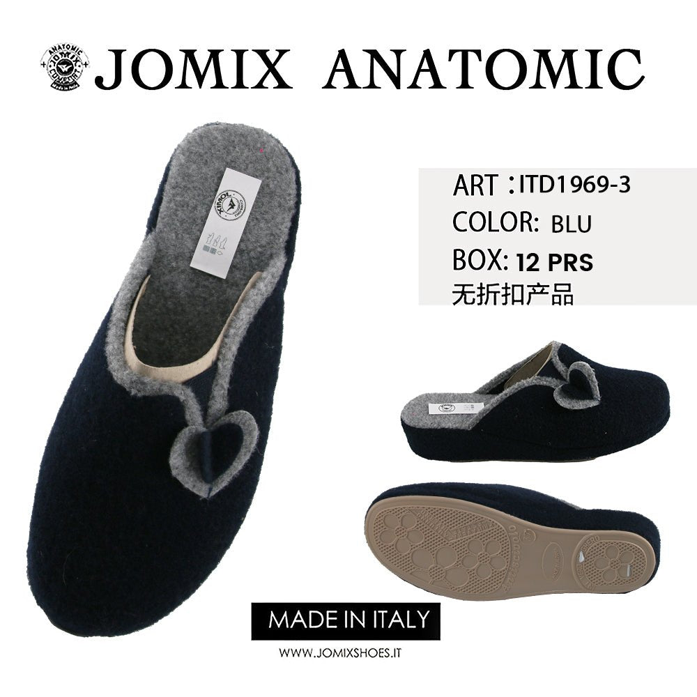 Pantofole Da Donna Made In Italy Itd1969 - 3 - Fornitura all'ingrosso di Pantofole Donna da Jomix Shoes B2B