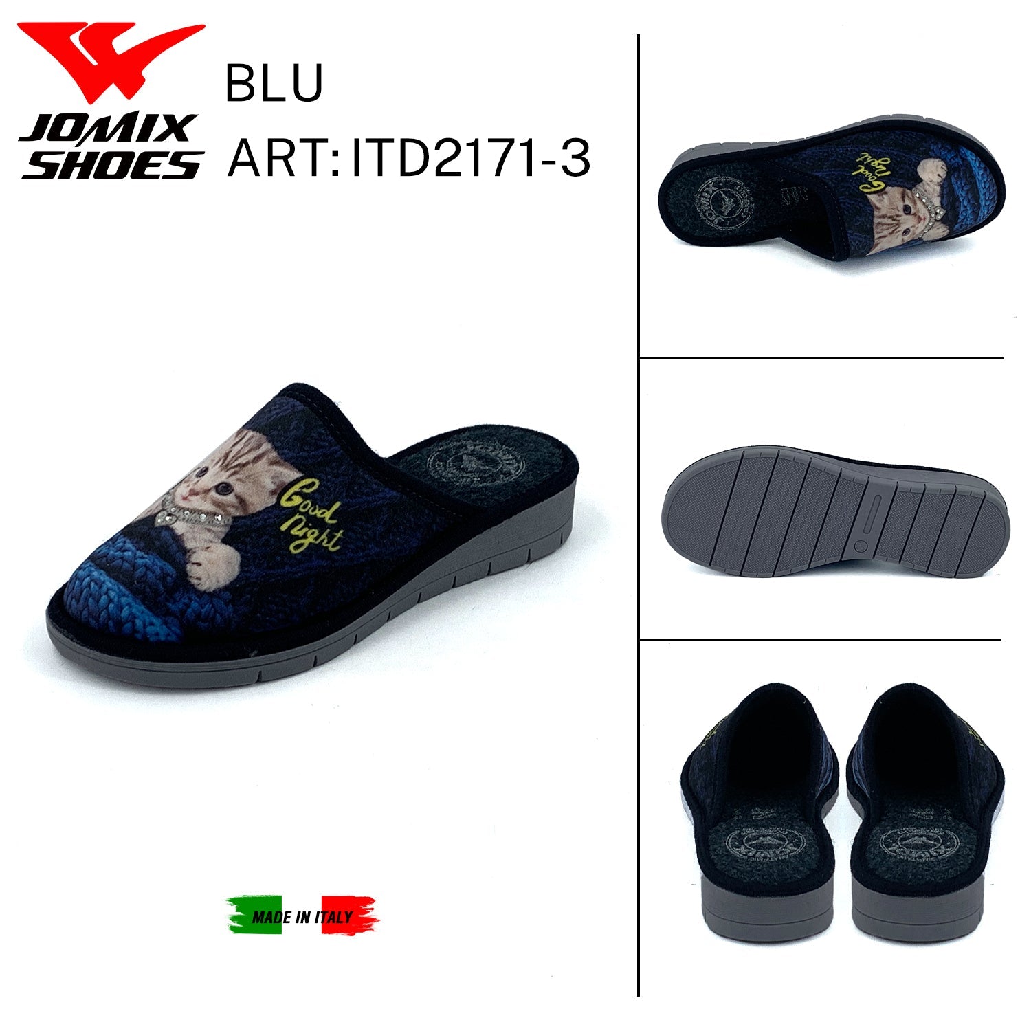 Pantofole Da Donna Made In Italy ITD2171 - 3 - Fornitura all&#39;ingrosso di Pantofole Donna da Jomix Shoes B2B