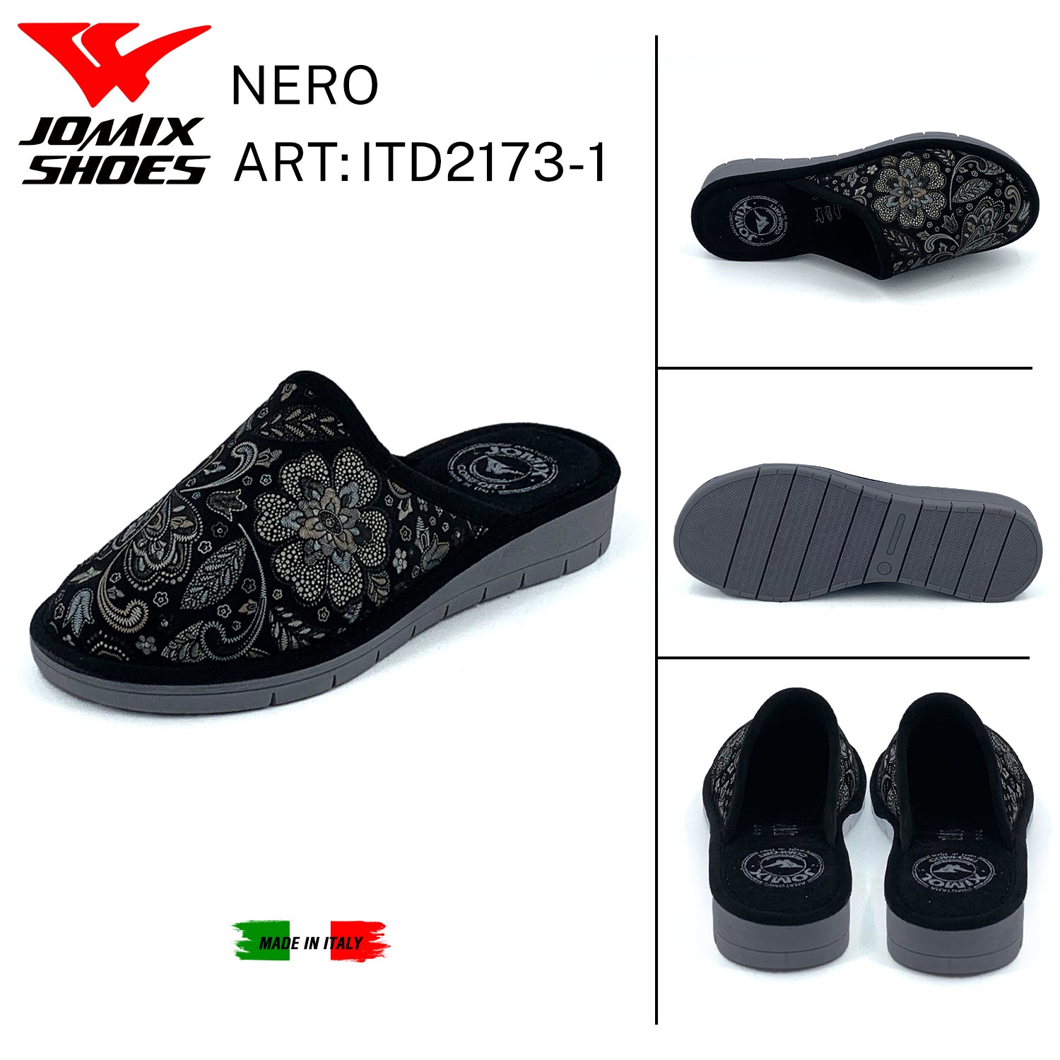 Pantofole Da Donna Made In Italy ITD2173 - 1 - Fornitura all'ingrosso di Pantofole Donna da Jomix Shoes B2B