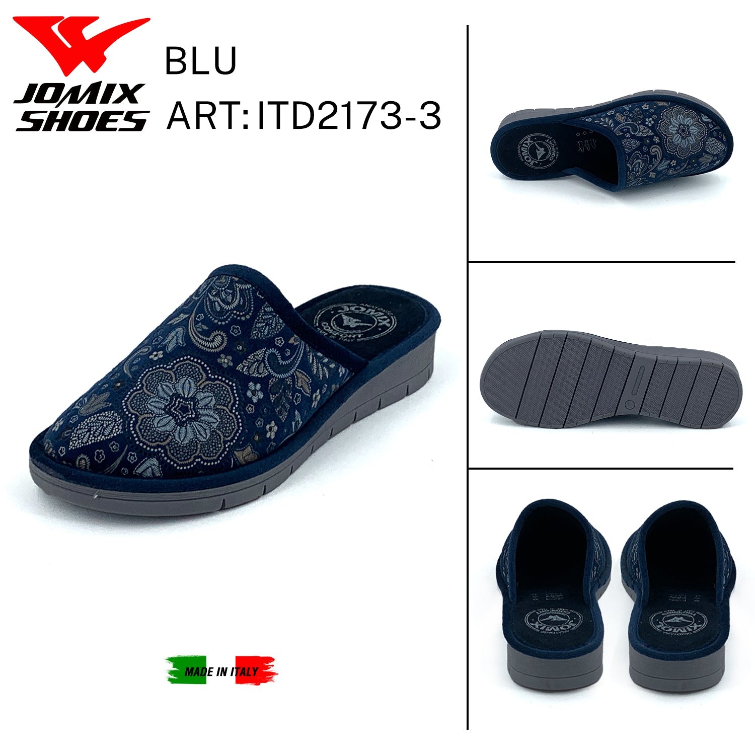 Pantofole Da Donna Made In Italy ITD2173 - 3 - Fornitura all'ingrosso di Pantofole Donna da Jomix Shoes B2B