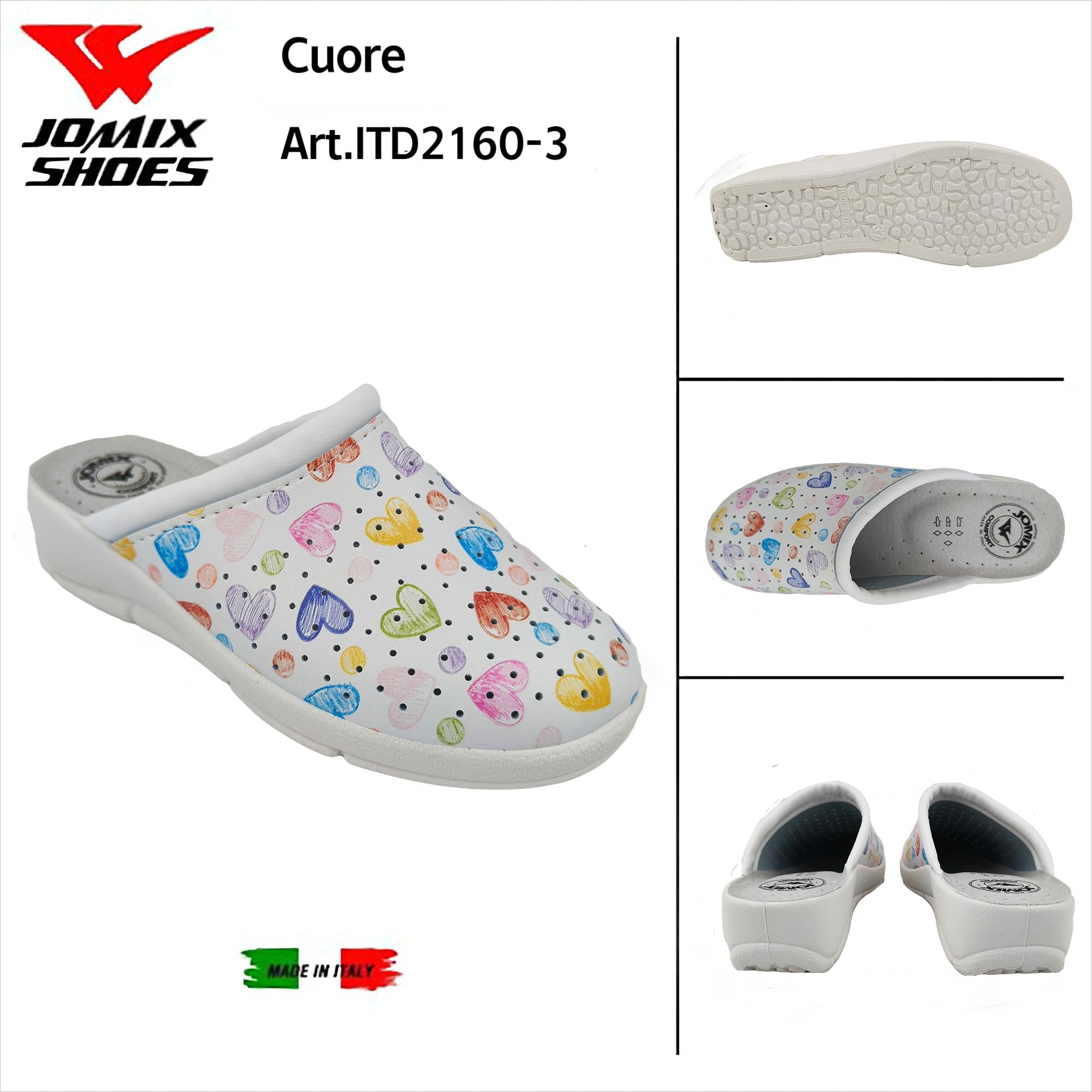 Pantofole da donna sanitarie Made in Italy Jomix Shoes ITD2160 - 3 - Fornitura all'ingrosso di Sanitarie da Jomix Shoes B2B
