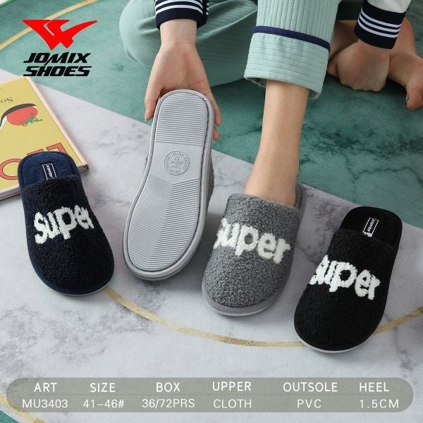 Pantofole da uomo invernali Jomix Shoes MU3403 - Fornitura all'ingrosso di Pantofole Uomo da Jomix Shoes B2B