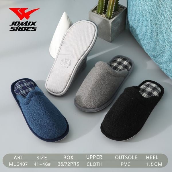 Pantofole da uomo invernali Jomix Shoes MU3407 - Fornitura all'ingrosso di Pantofole Uomo da Jomix Shoes B2B