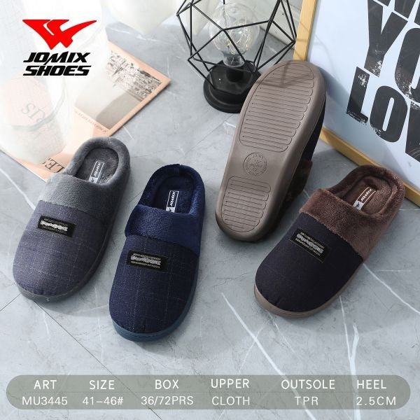 Pantofole da uomo invernali Jomix Shoes MU3445 - Fornitura all&#39;ingrosso di Pantofole Uomo da Jomix Shoes B2B
