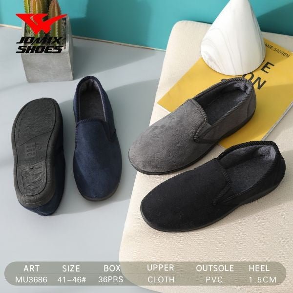 Pantofole da uomo invernali Jomix Shoes MU3686 - Fornitura all&#39;ingrosso di Pantofole Uomo da Jomix Shoes B2B