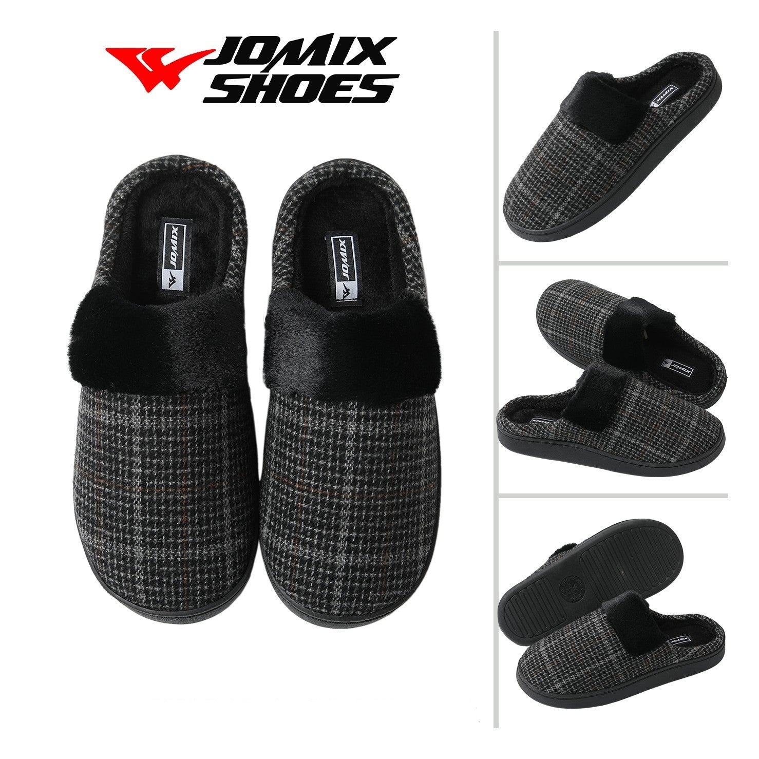 Pantofole da uomo invernali Jomix Shoes MU6021 - 1 - Fornitura all'ingrosso di Pantofole Uomo da Jomix Shoes B2B