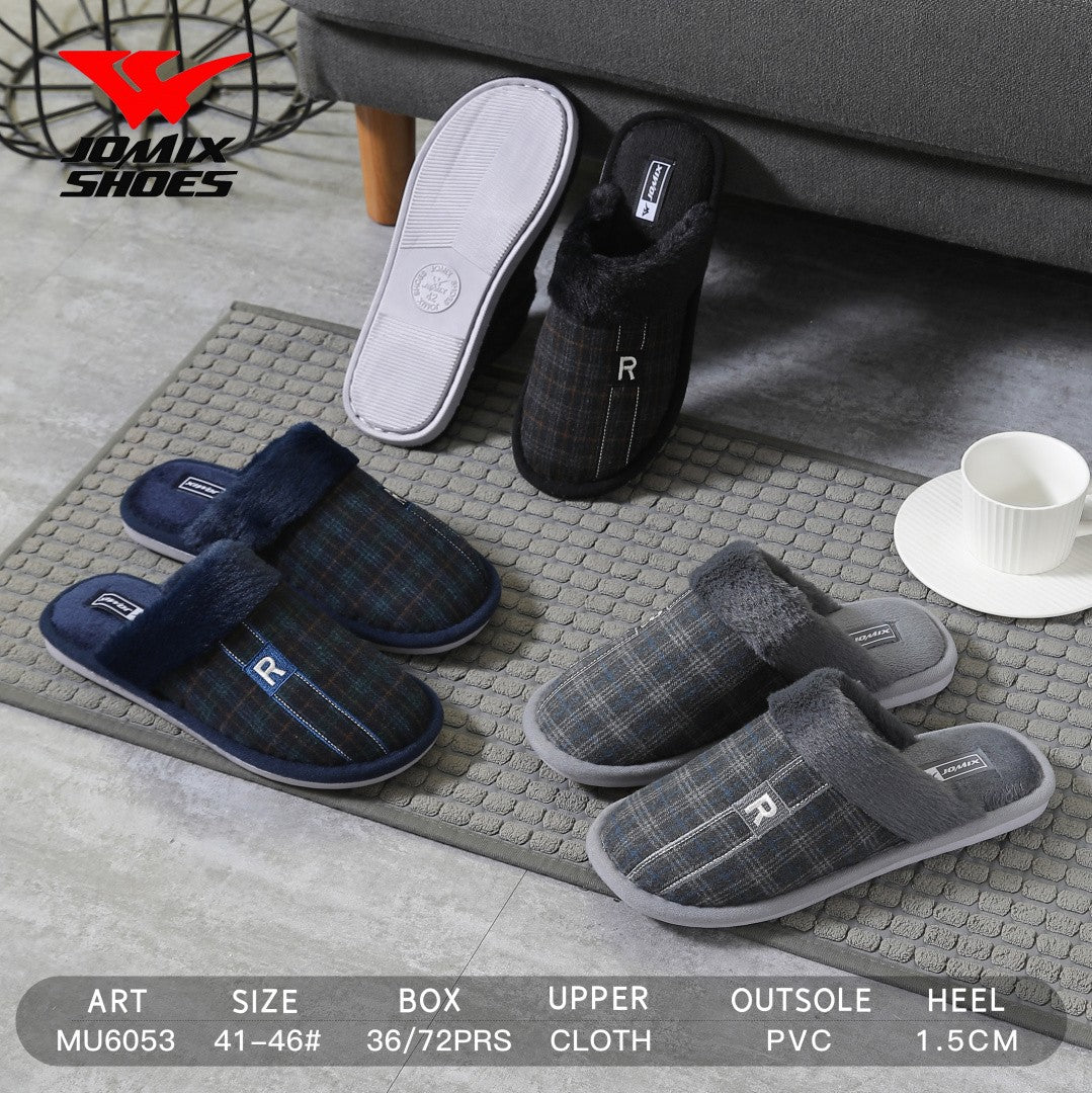 Pantofole da uomo invernali Jomix Shoes MU6053 - Fornitura all&#39;ingrosso di Pantofole Uomo da Jomix Shoes B2B