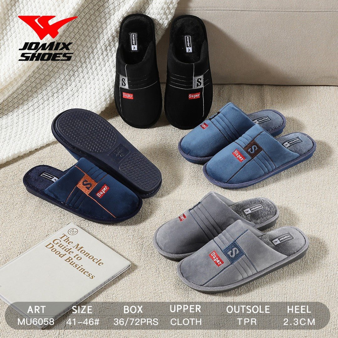 Pantofole da uomo invernali Jomix Shoes MU6058 - Fornitura all'ingrosso di Pantofole Uomo da Jomix Shoes B2B