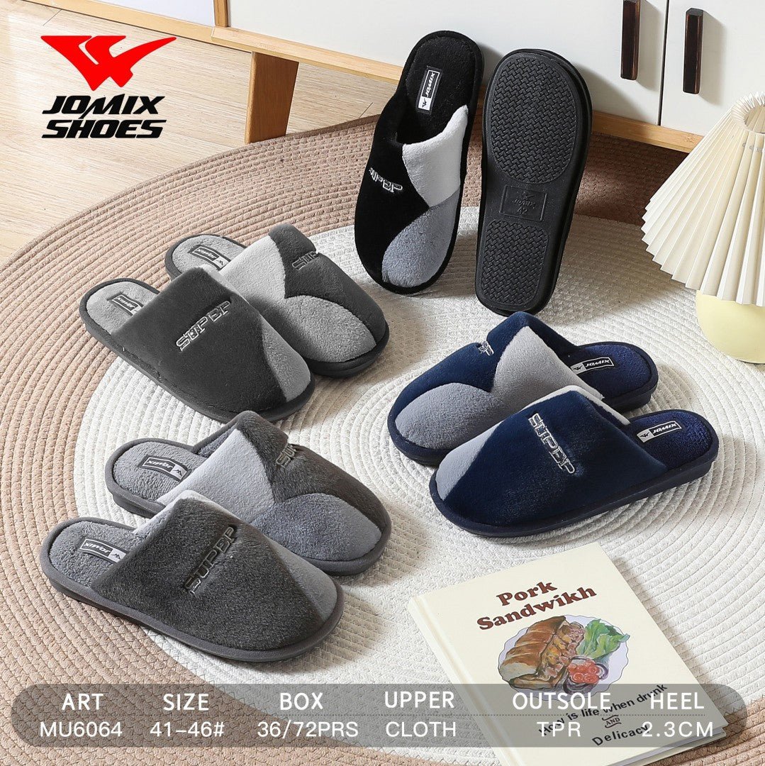 Pantofole da uomo invernali Jomix Shoes MU6064 - Fornitura all'ingrosso di Pantofole Uomo da Jomix Shoes B2B