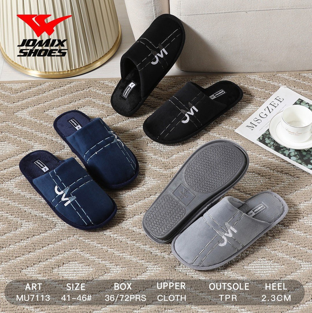 Pantofole da uomo invernali Jomix Shoes MU7113 - Fornitura all&#39;ingrosso di Pantofole Uomo da Jomix Shoes B2B
