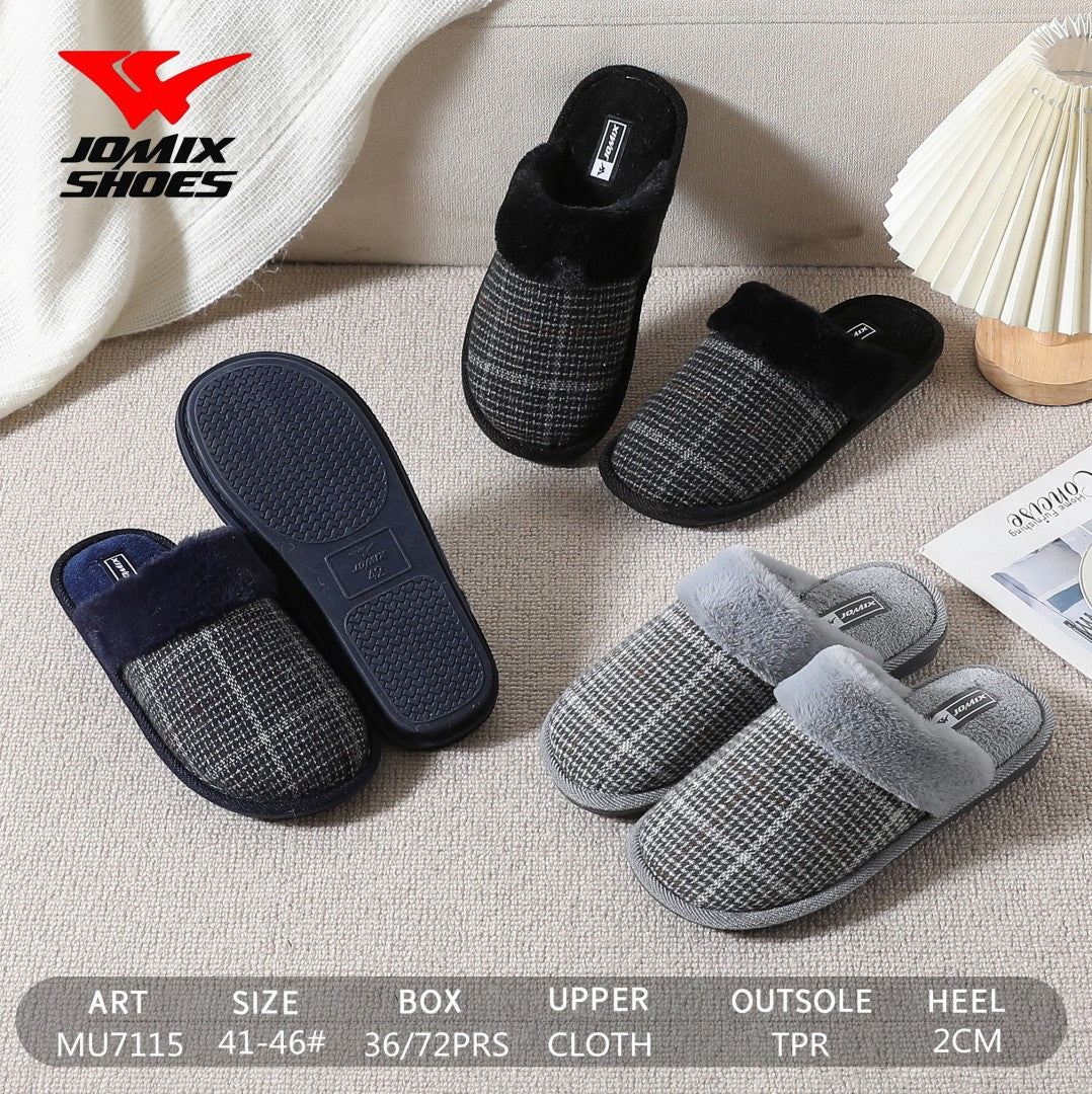 Pantofole da uomo invernali Jomix Shoes MU7115 - Fornitura all'ingrosso di Pantofole Uomo da Jomix Shoes B2B