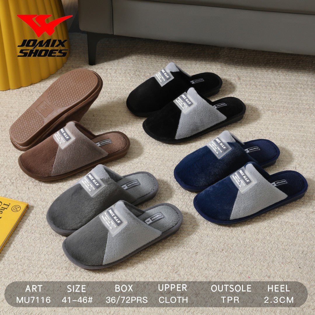 Pantofole da uomo invernali Jomix Shoes MU7116 - Fornitura all'ingrosso di Pantofole Uomo da Jomix Shoes B2B