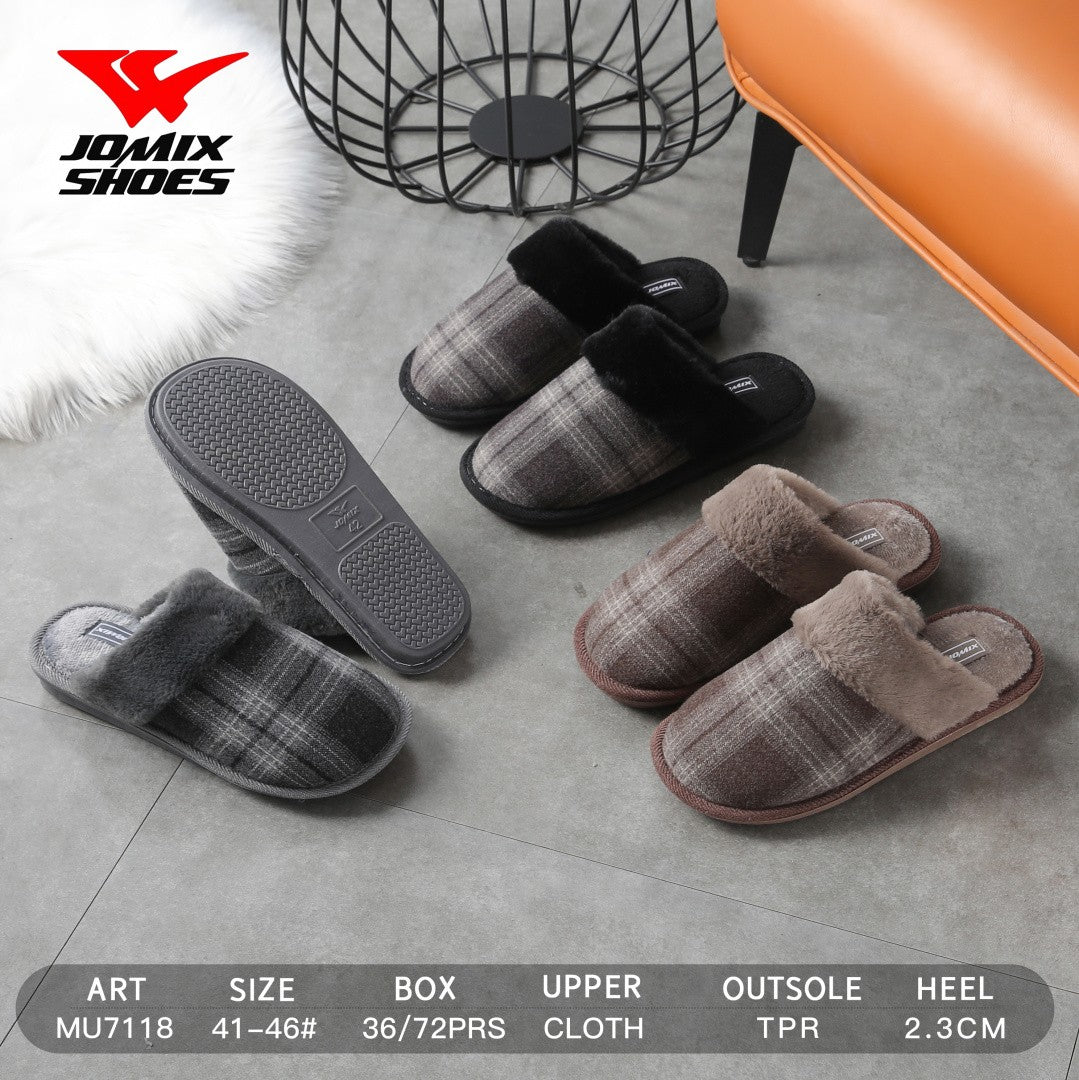 Pantofole da uomo invernali Jomix Shoes MU7118 - Fornitura all&#39;ingrosso di Pantofole Uomo da Jomix Shoes B2B