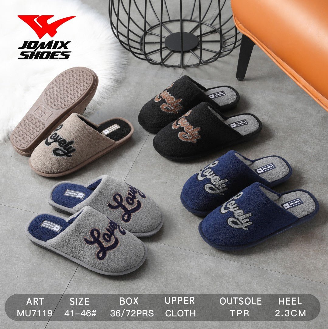 Pantofole da uomo invernali Jomix Shoes MU7119 - Fornitura all'ingrosso di Pantofole Uomo da Jomix Shoes B2B